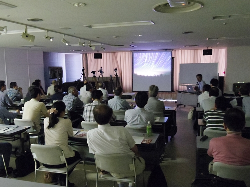 「星空写真入門」講座の様子 「星空写真入門」講座の様子