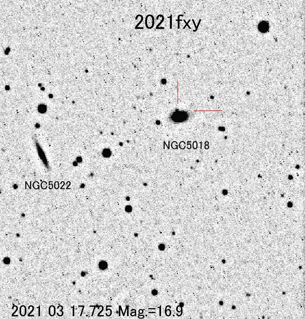 おとめ座の新天体 おとめ座の新天体