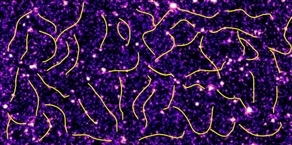 宇宙の網のX線放射 宇宙の網のX線放射