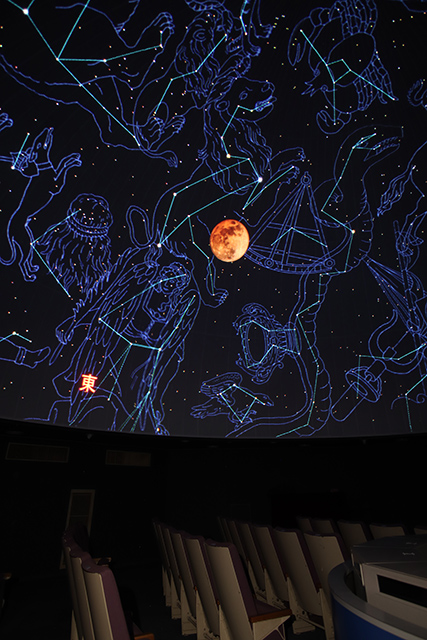 投影の様子 投影の様子