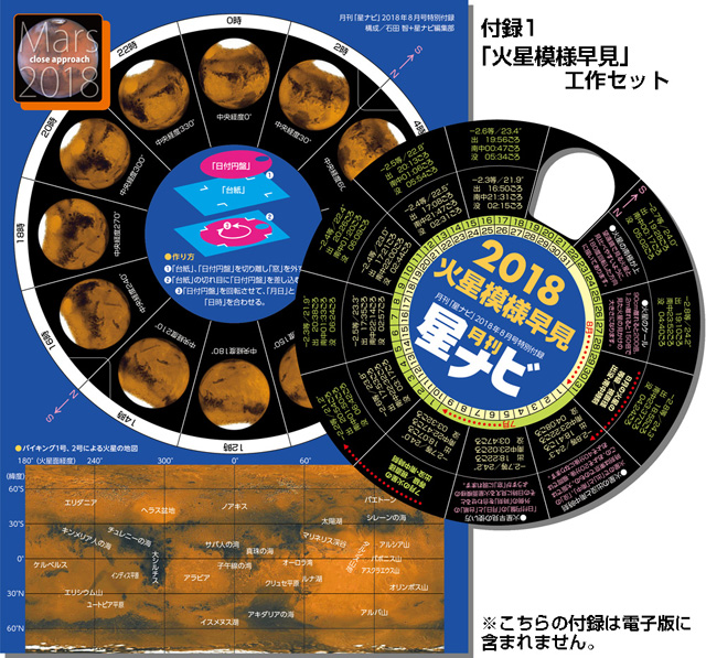 「火星模様早見」工作セット