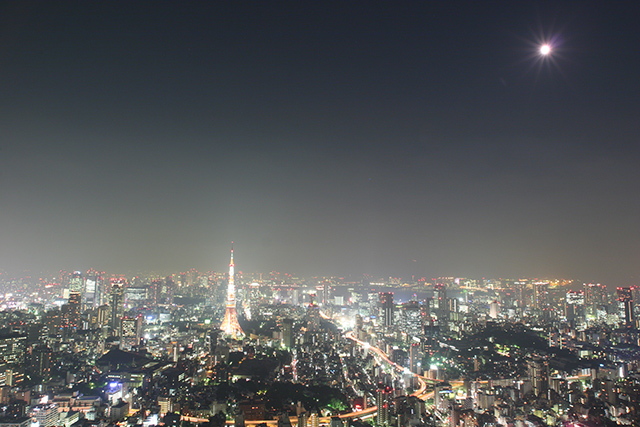 明るい夜景