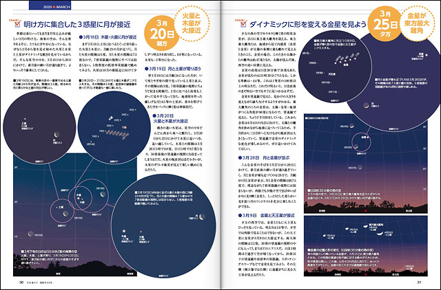 2020年3月号星空案内