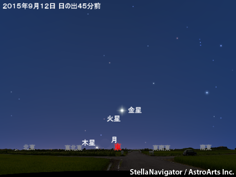 星図（9月12日）