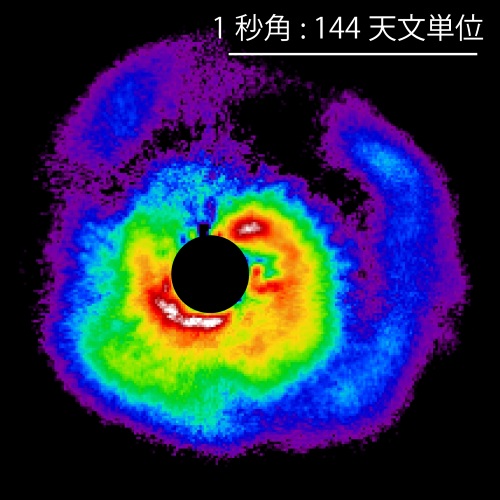 ぎょしゃ座AB星の周囲の構造