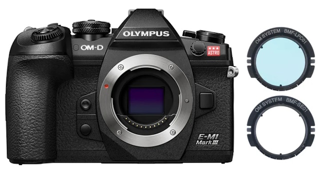 「OM SYSTEM E-M1 Mark III ASTRO ボディーマウントフィルターセット