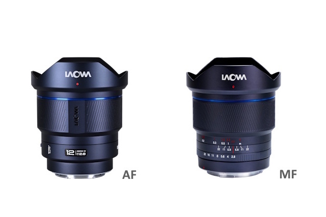 LAOWA 12mm F2.8 Lite Zero-D FFとMFモデル