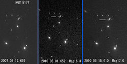 ʡʺ2007ǯ3NGC 5177դβ桢Ķ2010crȯ