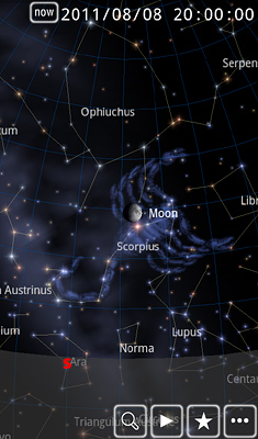 SmartStellar Star chart sample display 