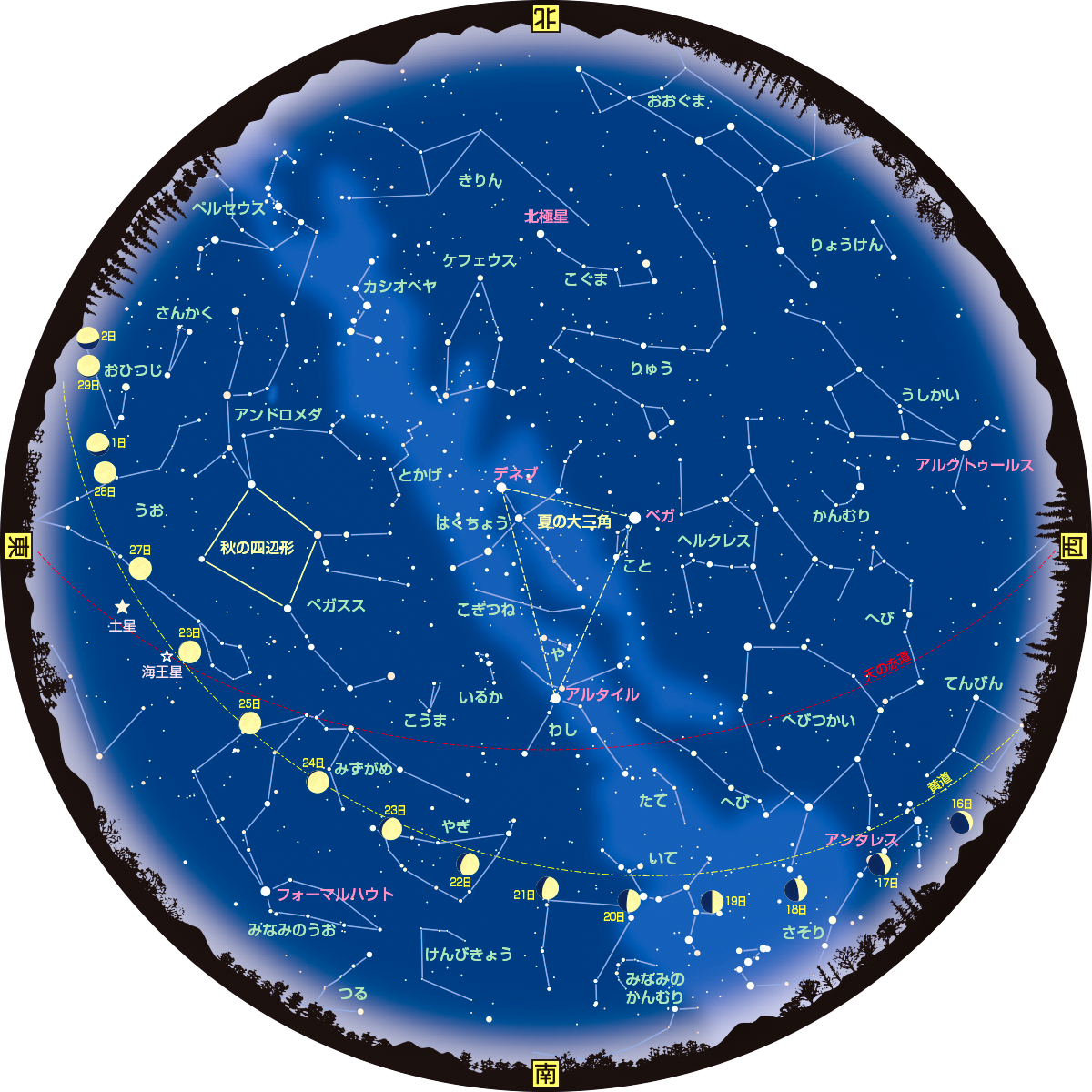 全天星図