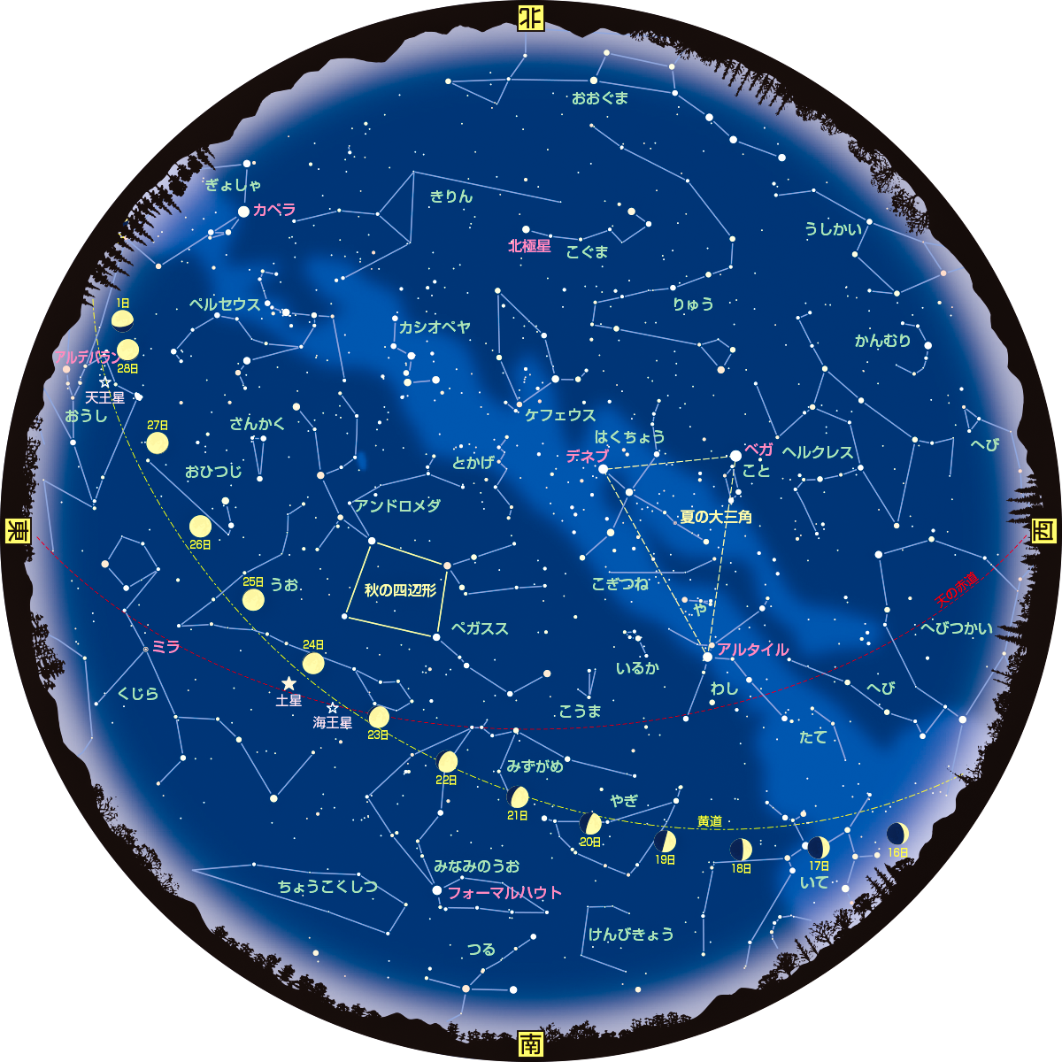 全天星図