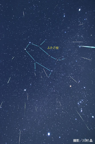 ふたご座流星群 ふたご座流星群