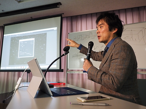 「天体画像処理入門」講座の様子 「天体画像処理入門」講座の様子