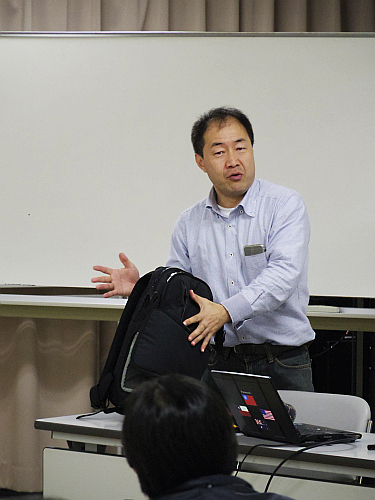 「都市星景写真入門」講座の様子 「都市星景写真入門」講座の様子