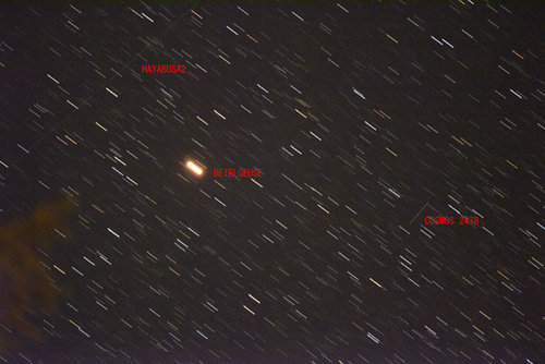 地球スイングバイを行った「はやぶさ2」の軌跡 地球スイングバイを行った「はやぶさ2」の軌跡
