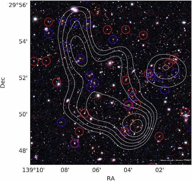 銀河団領域 銀河団領域