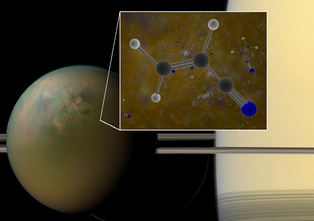 アクリロニトリルの模式図 アクリロニトリルの模式図