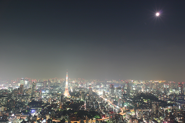 明るい夜景