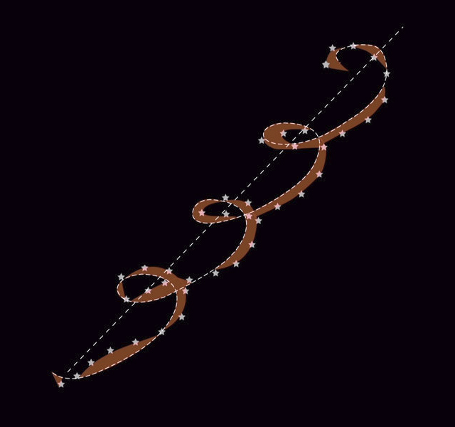 恒星の動きの説明図 恒星の動きの説明図