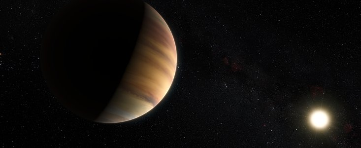 ペガスス座51番星の想像図 ペガスス座51番星の想像図
