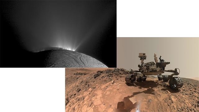 土星探査機「カッシーニ」と火星探査車「キュリオシティ」 土星探査機「カッシーニ」と火星探査車「キュリオシティ」