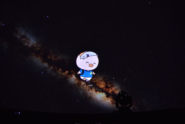 投影の様子 投影の様子