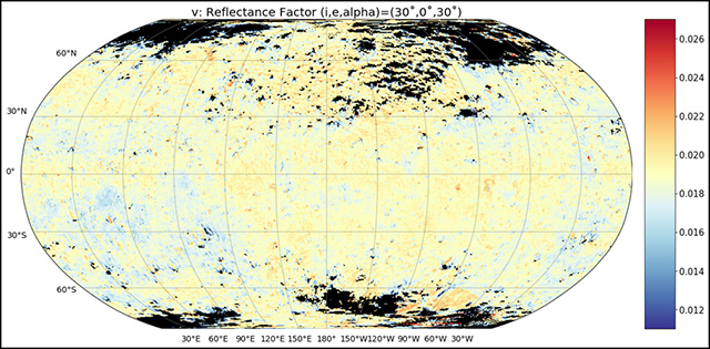 リュウグウのアルベドマップ リュウグウのアルベドマップ