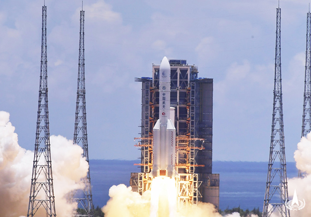 天問1号の打ち上げ 天問1号の打ち上げ