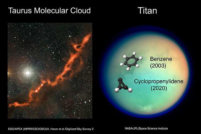 ベンゼンとC3H2の分子構造 ベンゼンとC3H2の分子構造