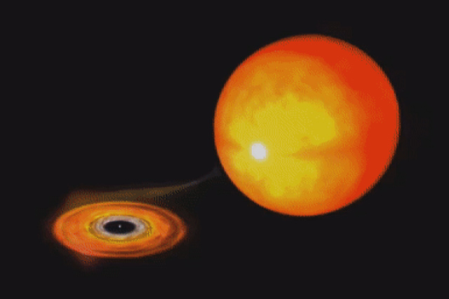 ミリ秒パルサーの想像図 ミリ秒パルサーの想像図