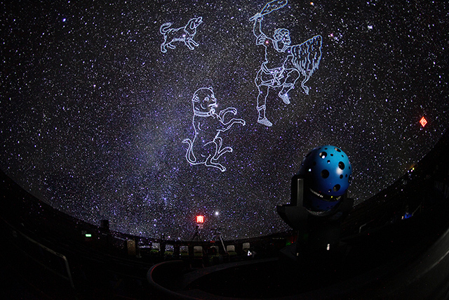 投影の様子 投影の様子