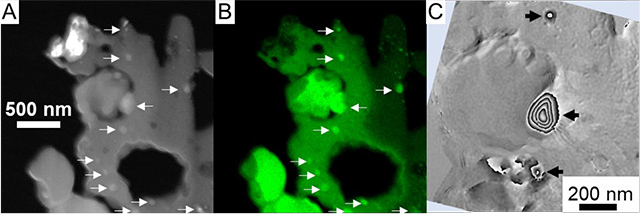鉄ナノ粒子とその内部 鉄ナノ粒子とその内部