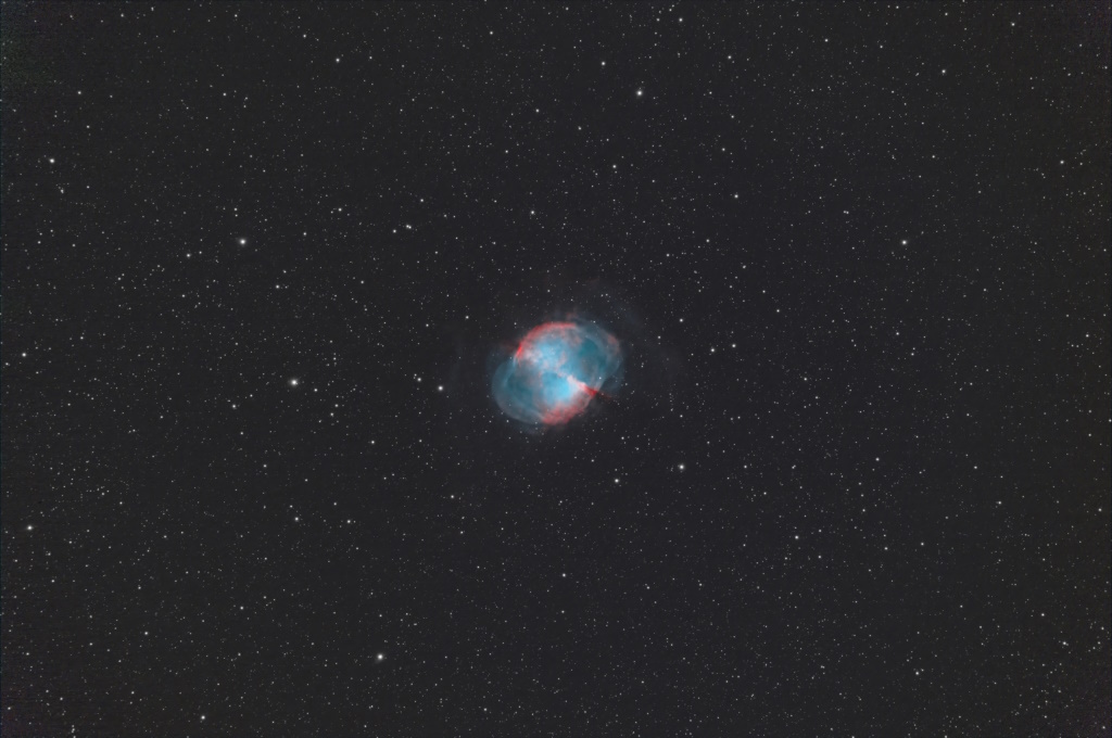 作例「M27 あれい状星雲」 作例「M27 あれい状星雲」