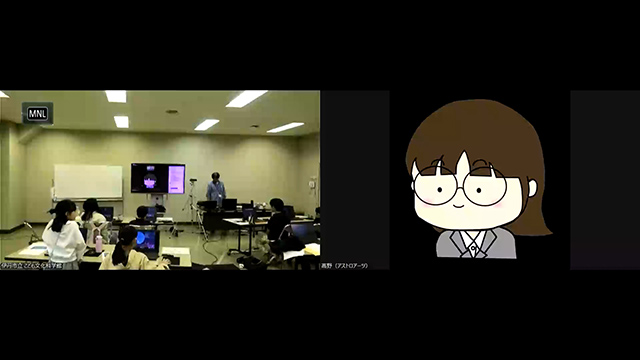 オンライン講座の様子 オンライン講座の様子