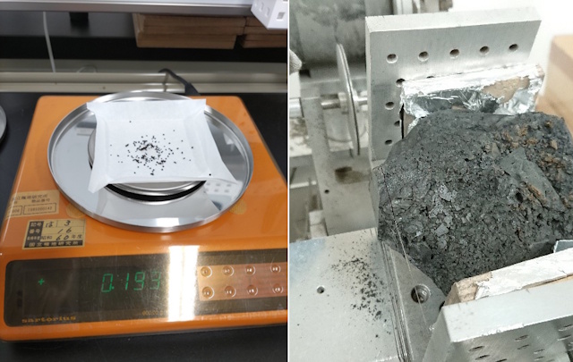 オルゲイユ隕石とYamato 980115隕石の試料