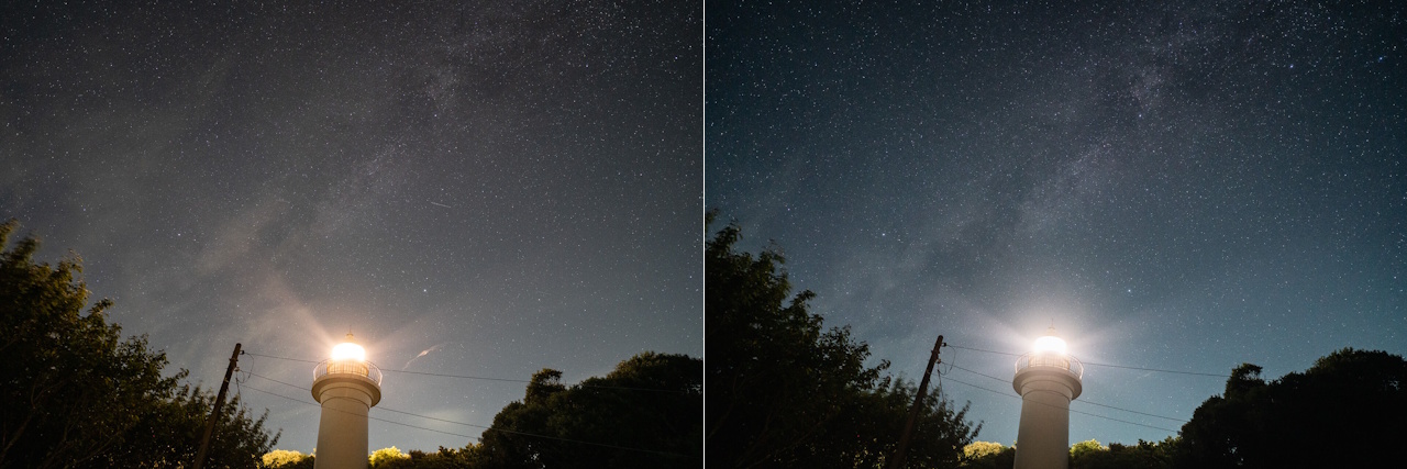 Anti-Fog スターリーナイト使用例 Anti-Fog スターリーナイト使用例