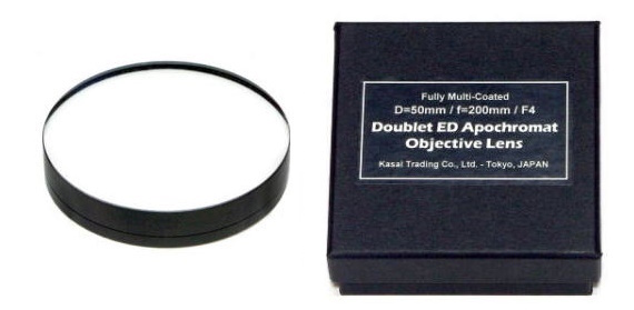 50mmF4ED対物レンズ