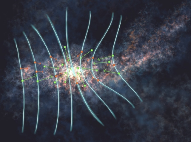 L1544前恒星コアのイメージイラスト