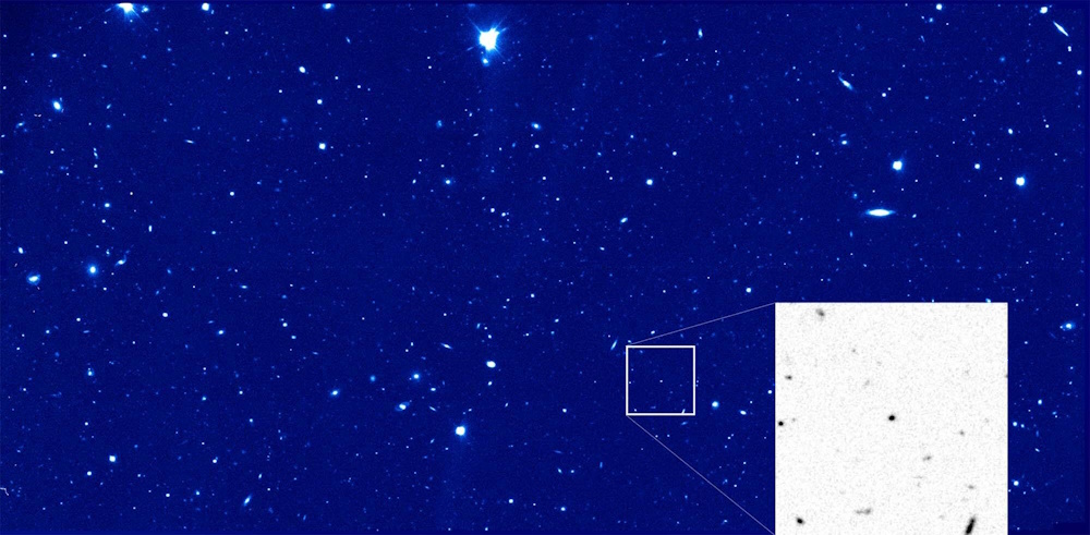 ネウイミン彗星が写るすばる望遠鏡のHSCが取得した画像 ネウイミン彗星