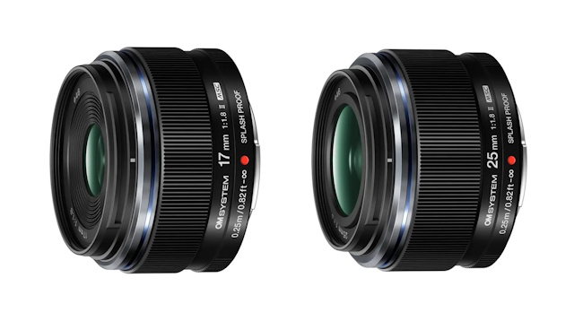 「M.ZUIKO DIGITAL 17mm F1.8 II」と「M.ZUIKO DIGITAL 25mm F1.8 II」