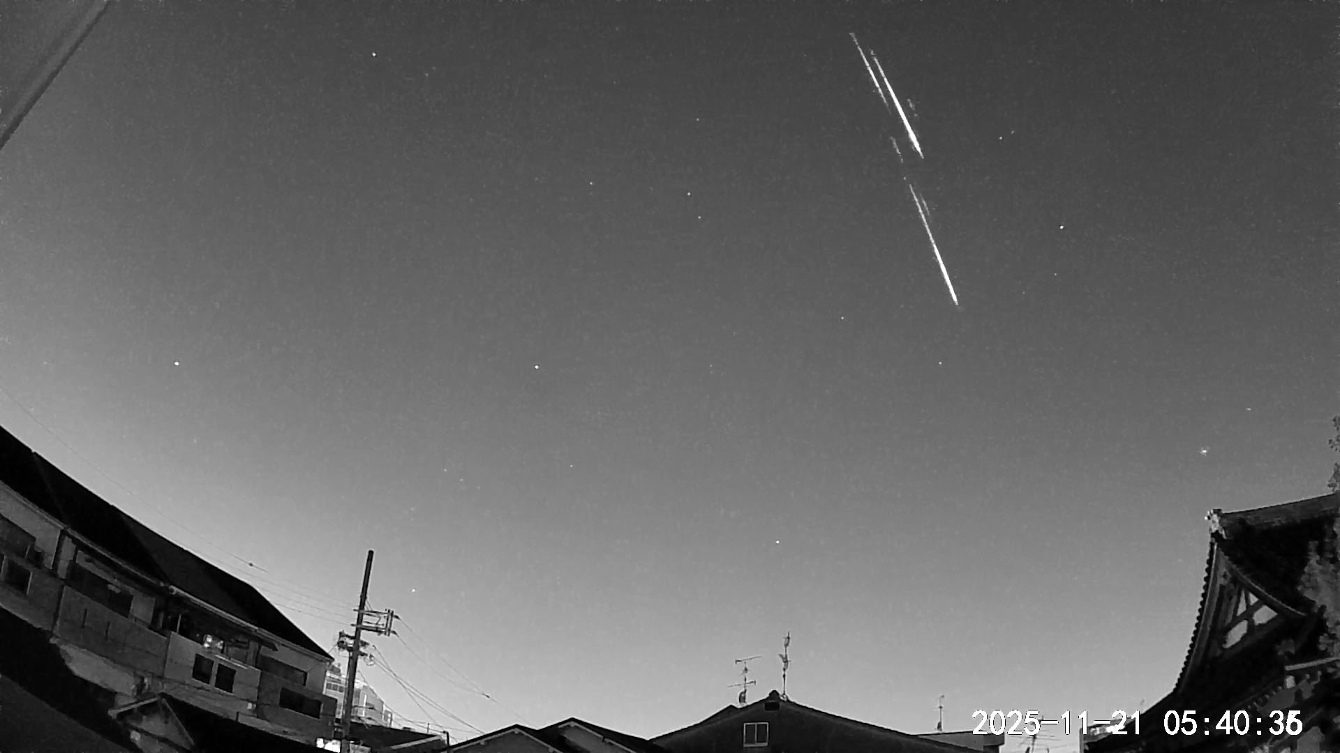 流星クラスター＠大阪府