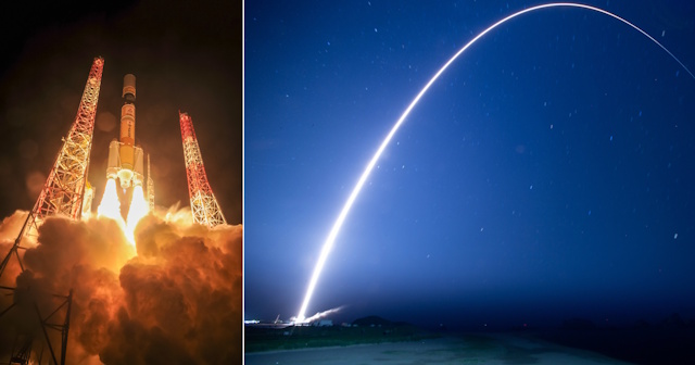 「いぶきGW」の打ち上げ 「いぶきGW」の打ち上げ