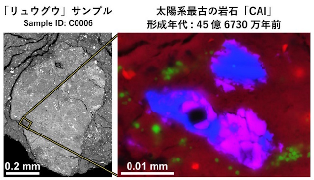 リュウグウ試料とCAI リュウグウ試料とCAI