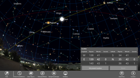 Location settings panel